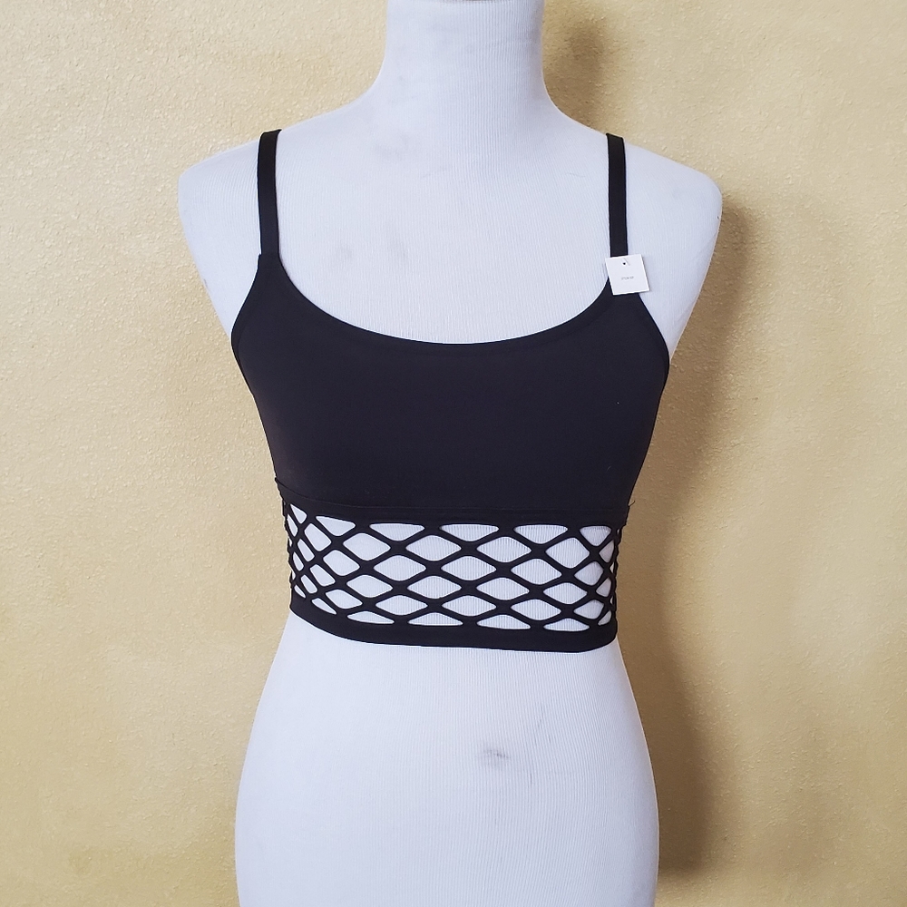 PINK Mesh Fishnet Bralett